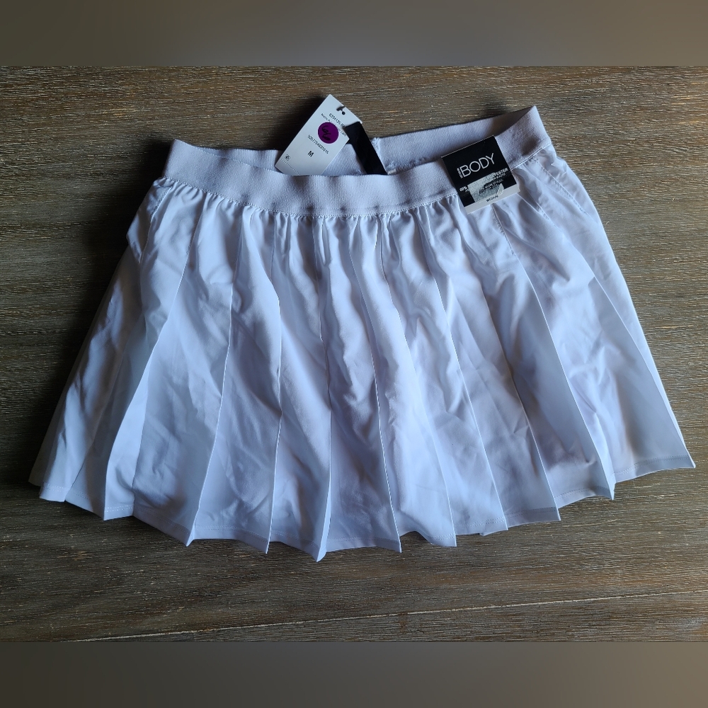 NWT Body White Tennis Skort